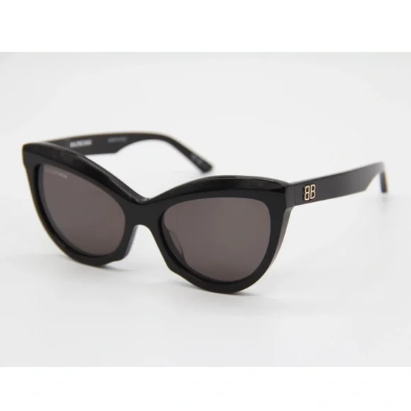 NEW BALENCIAGA SUNGLASSES BB0217S 001 CAT EYE EYEWEAR BALENCIAGA NEW COLLECTION - Picture 4 of 13